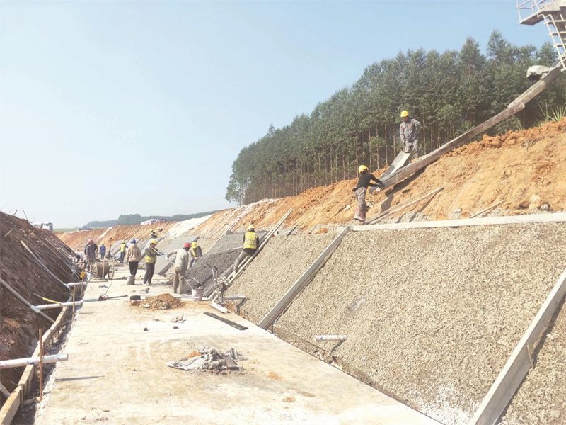 朗村灌片工程建设有序推进