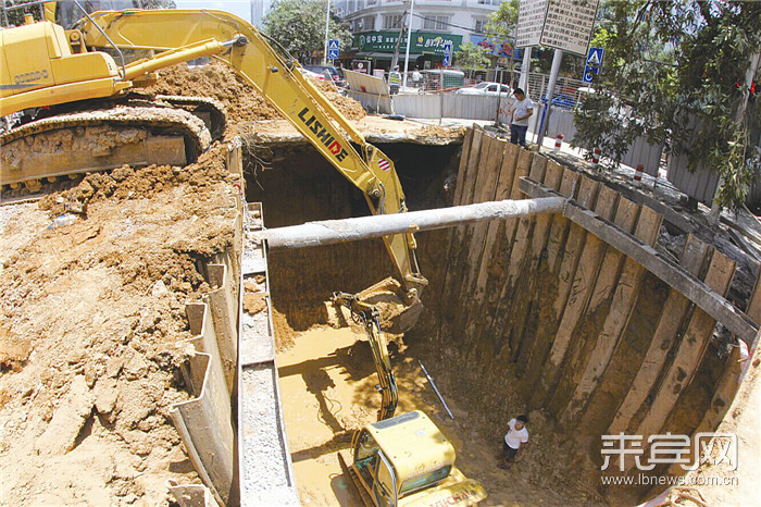 中南路雨污排水系统改造又推进 - 来宾网 - 来宾
