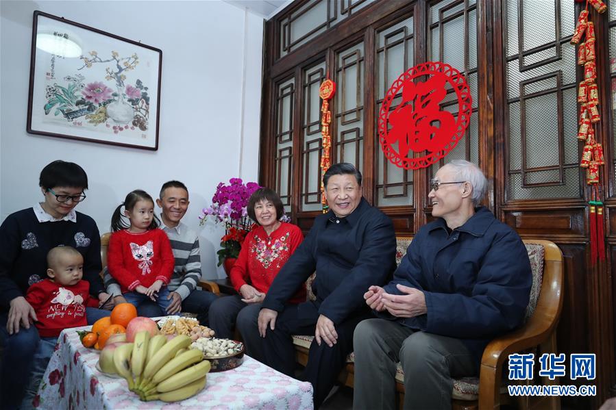 （XHDW）（5）习近平春节前夕在北京看望慰问基层干部群众